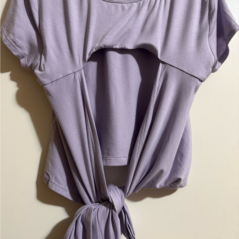 Blogilates Reversible Black Tee Evening Haze
